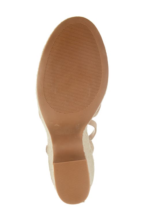 Shop Steve Madden Sydnee Espadrille Ankle Strap Sandal In Tan Suede