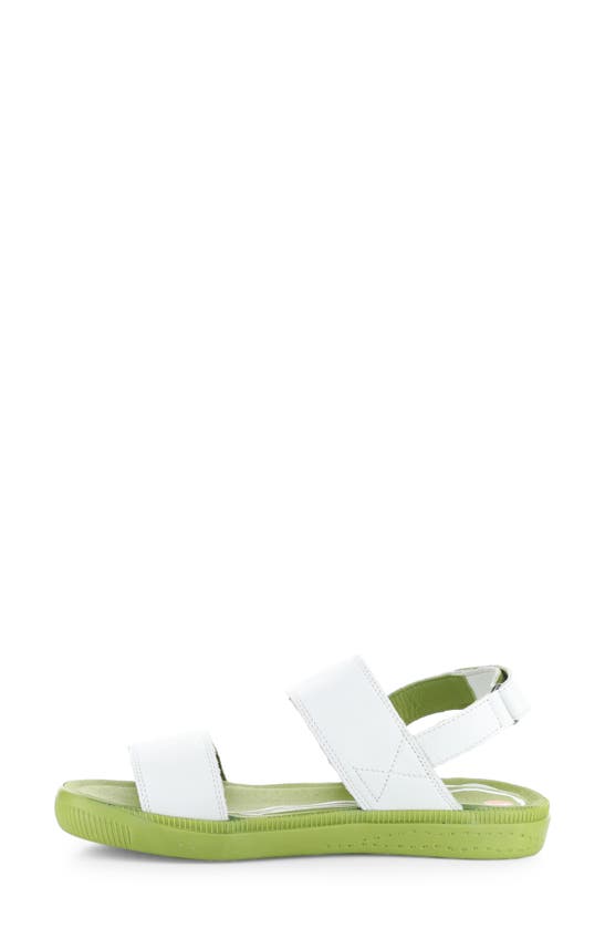 Shop Softinos By Fly London Indu Sandal In White Smooth