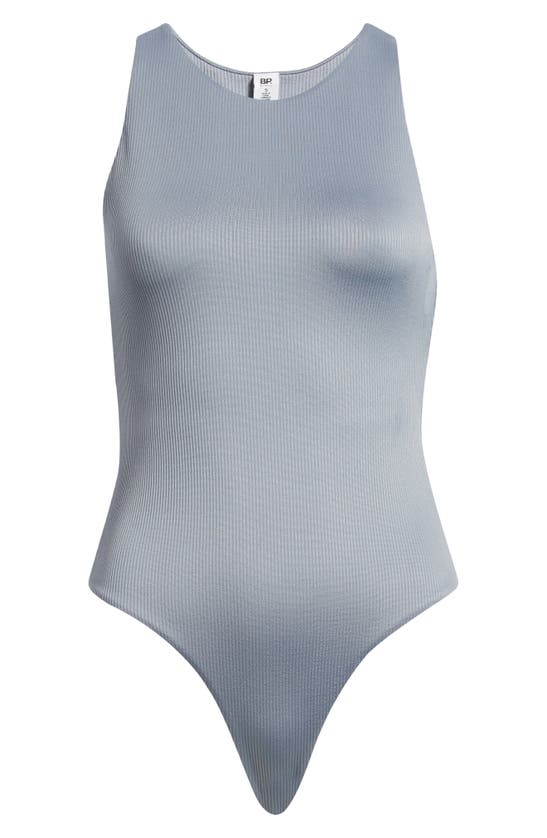 Shop Bp. Butter Tank Bodysuit In Grey Weathervane