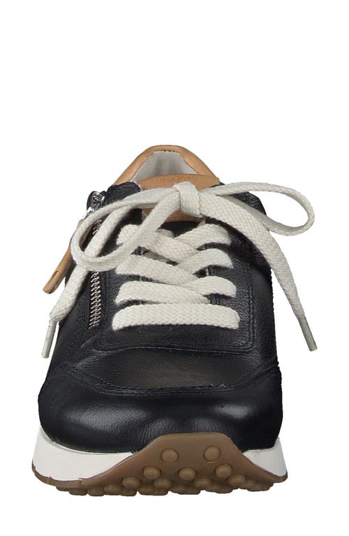 Paul Green Avery Sneaker In Black Simba Combo