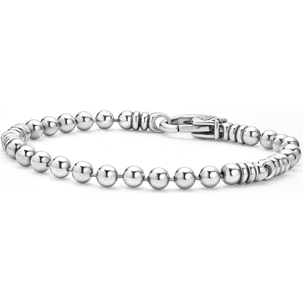 Lagos Anthem Ball Chain Bracelet In Silver