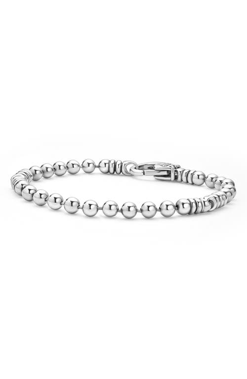 Shop Lagos Anthem Ball Chain Bracelet In Silver