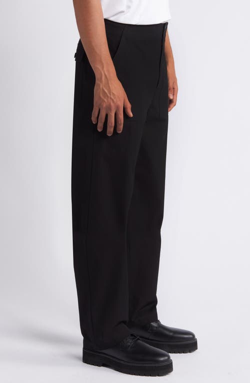 Shop Frame Patch Cotton Traveler Chino Pants In Black