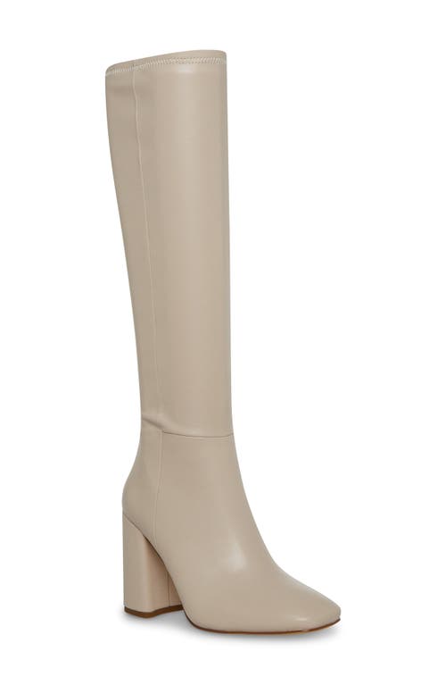 Lizah Knee High Boot in Bone