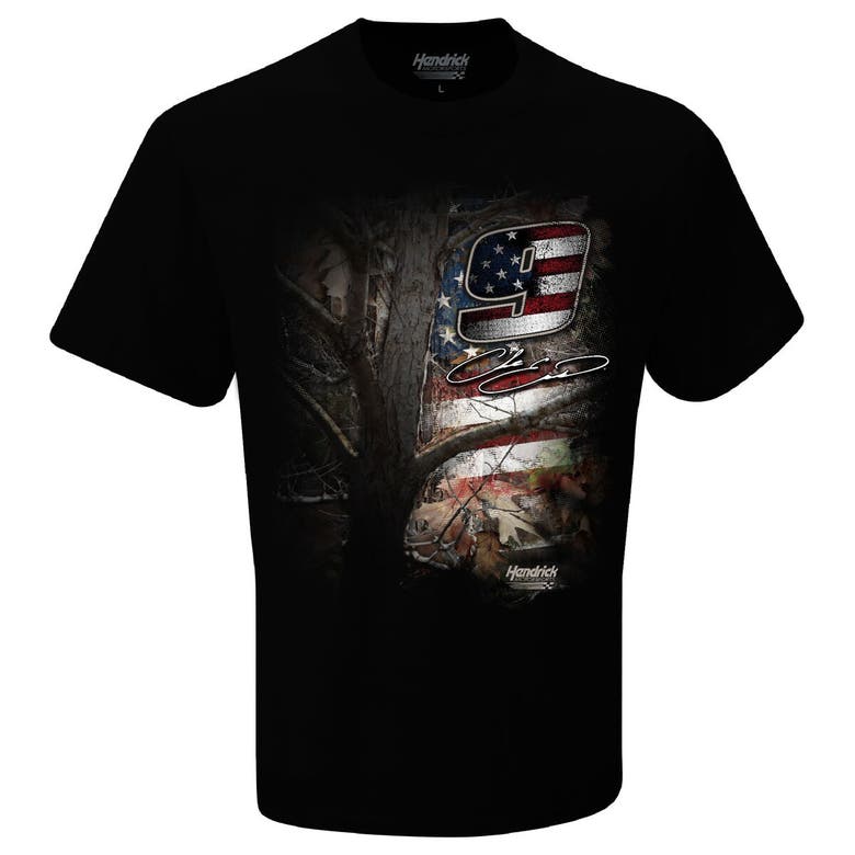 Shop Hendrick Motorsports Team Collection Black Chase Elliott  Camo Patriotic T-shirt