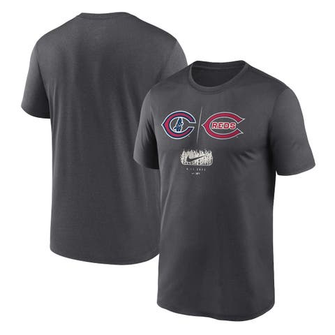 New Era Girl's Cincinnati Reds Pink Dipdye V-Neck T-Shirt