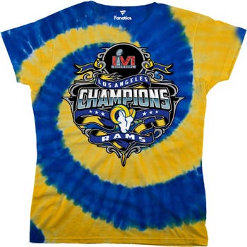 Men's Fanatics Branded Black Los Angeles Rams Super Bowl LVI Champions Schedule T-Shirt