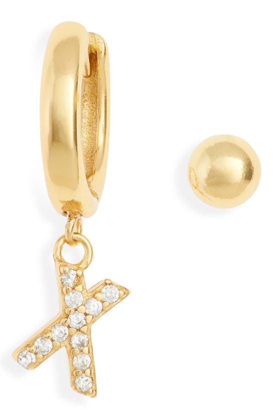 Argento Vivo Mismatched Hoop & Stud Earrings In Gold - X