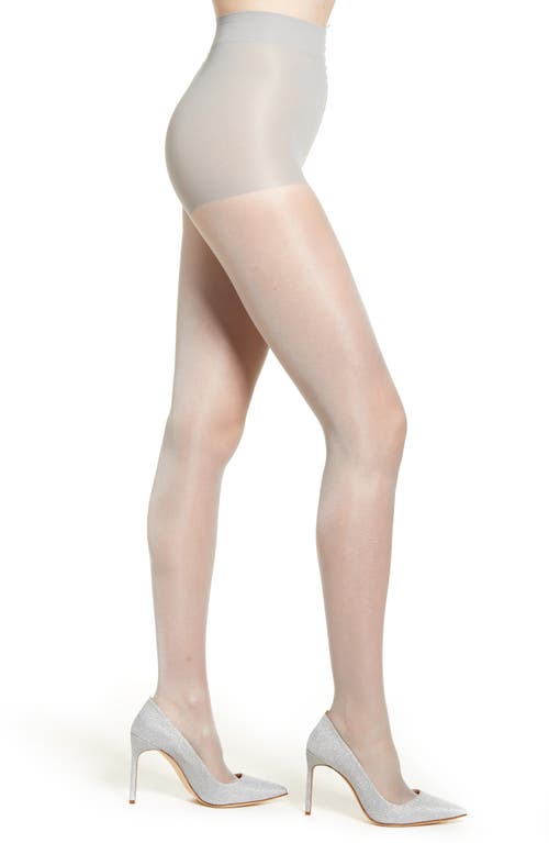 Shop Natori Shimmer Sheer Tights In Z/dnusilver