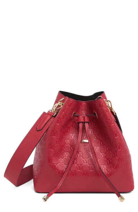 Valentino by Mario Valentino Mia Rock Dollaro Studded Leather Crossbody Bag  on SALE