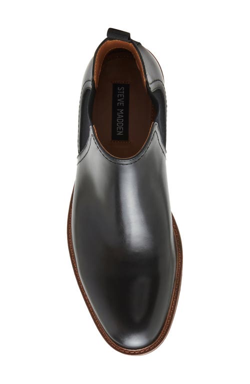 Steve Madden Aben Chelsea Boot In Black