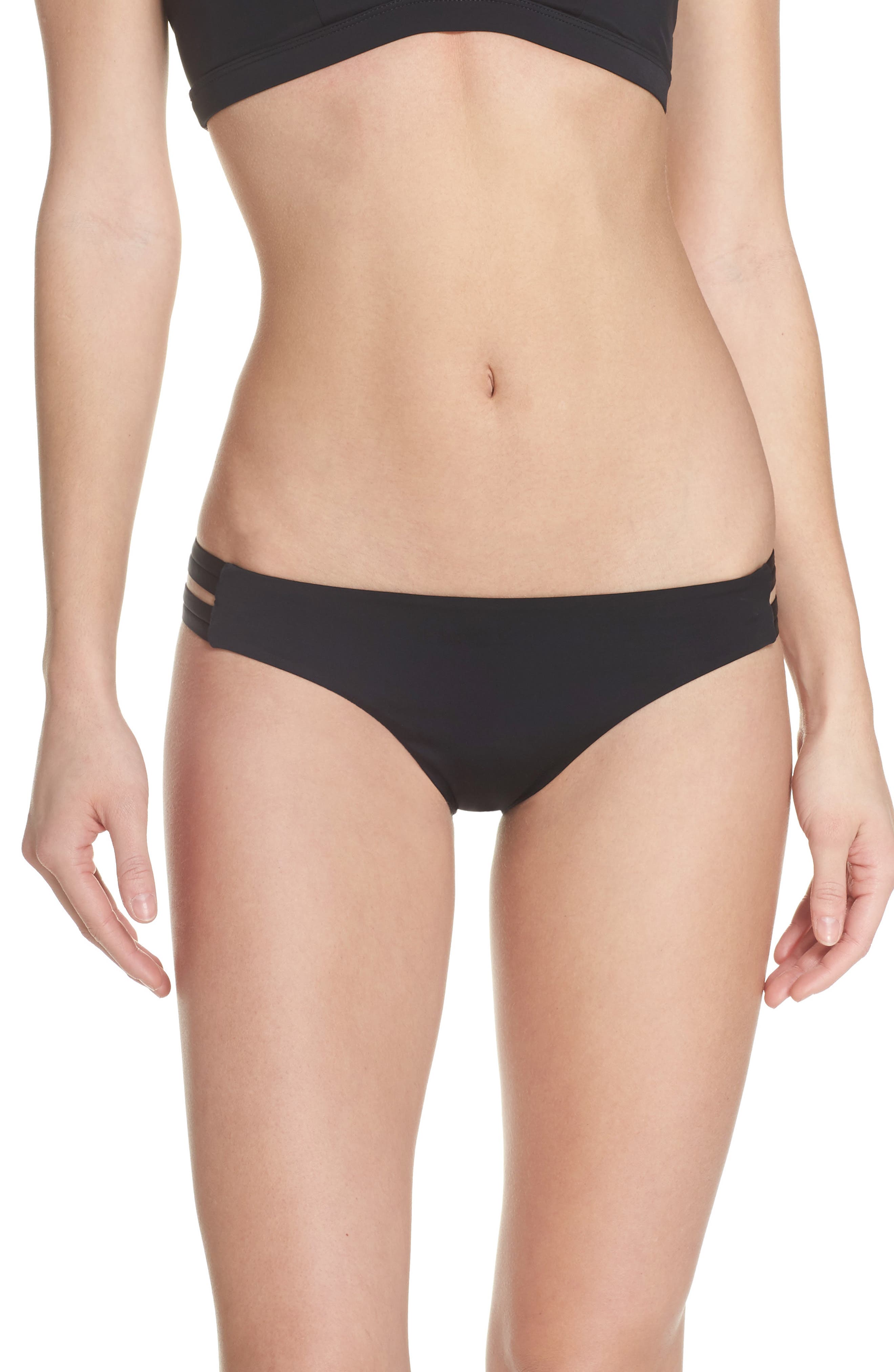 Hurley Quick Dry Max Surf Bikini Bottoms, Black