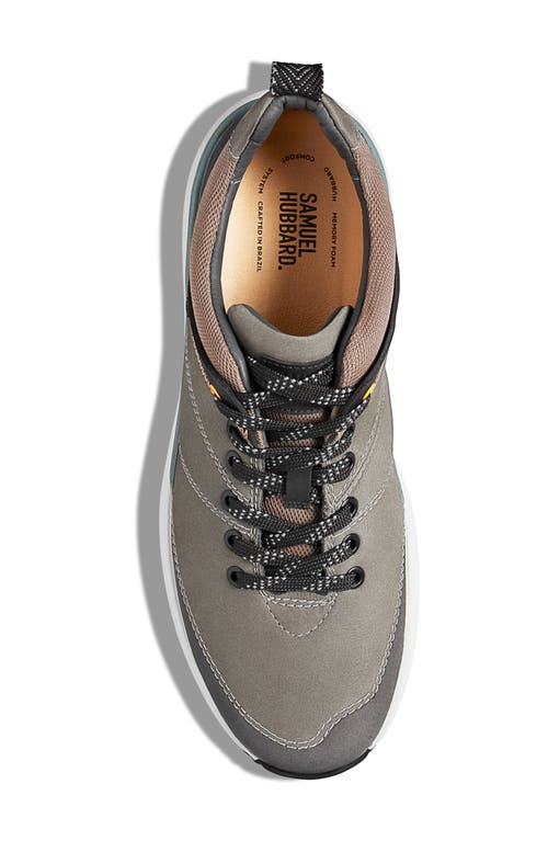 Samuel Hubbard Camino Water Resistant Walking Shoe In Charcoal Nubuck