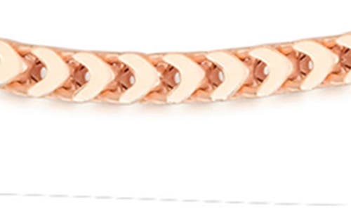 Glaze Jewelry Foxtail Chain Bracelet In Rose Gold
