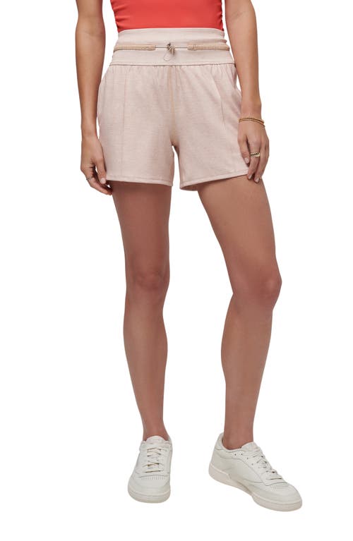 Shop Travismathew Queenstown Moveknit Shorts In Heather Cuban Sand