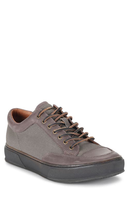 Frye Hoyt Low Water Resistant Sneaker Charcoal - Dazed Leather at Nordstrom,