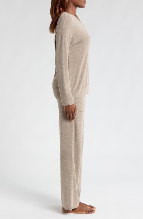 Shop Barefoot Dreams Cozychic® Ultra Lite® Knit Pajamas In Nickel