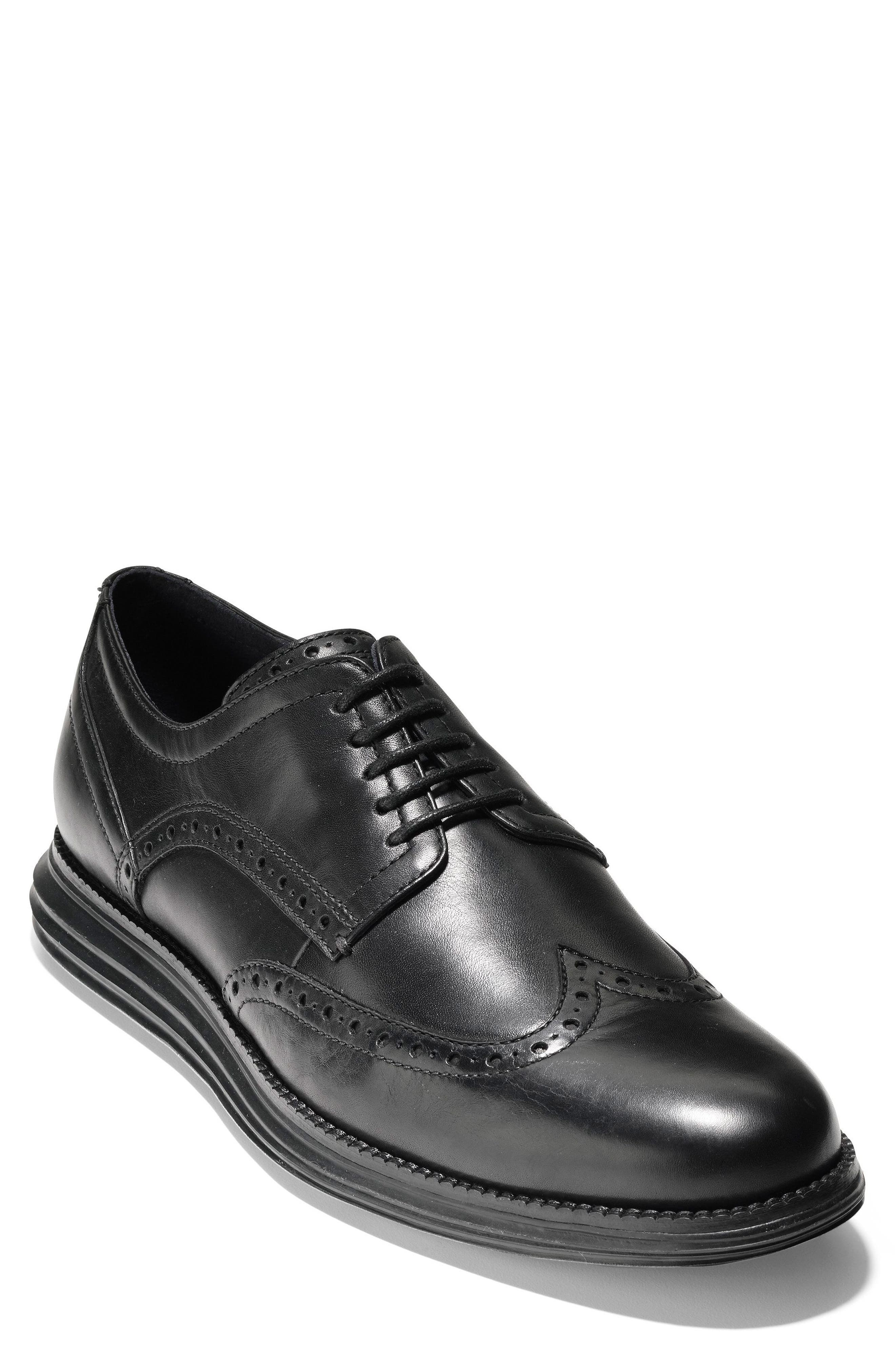 cole haan original grand wingtip leather derby