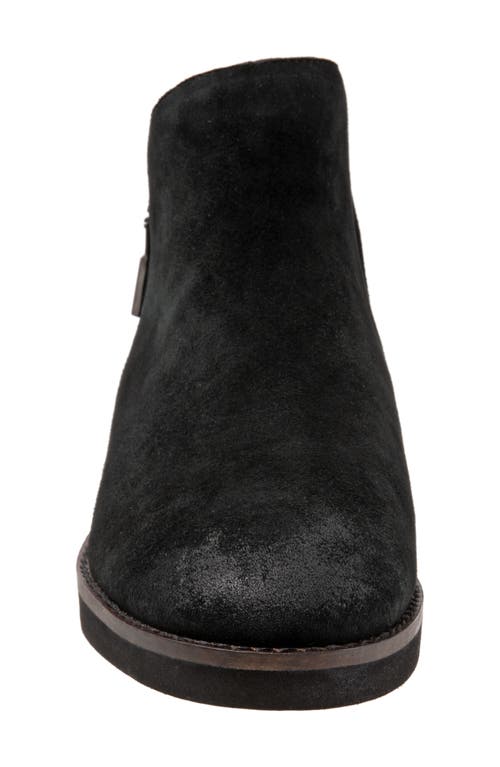 Softwalk ® Wesley Bootie In Black Suede