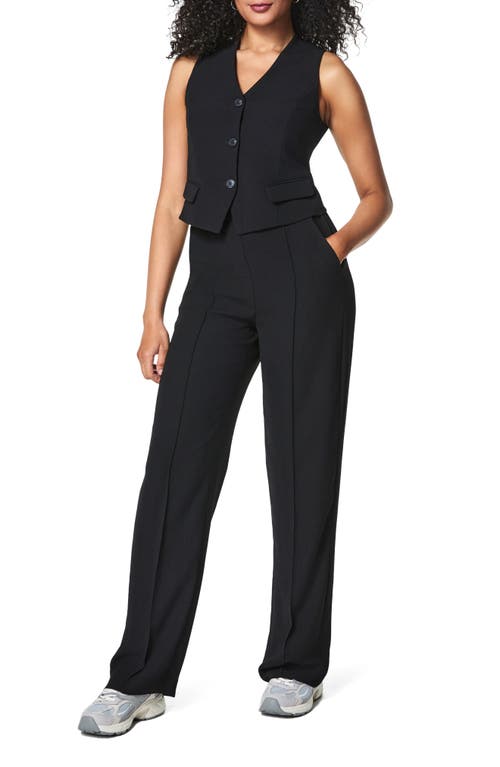 Shop Spanx ® Carefree Crepe Vest In Classic Black