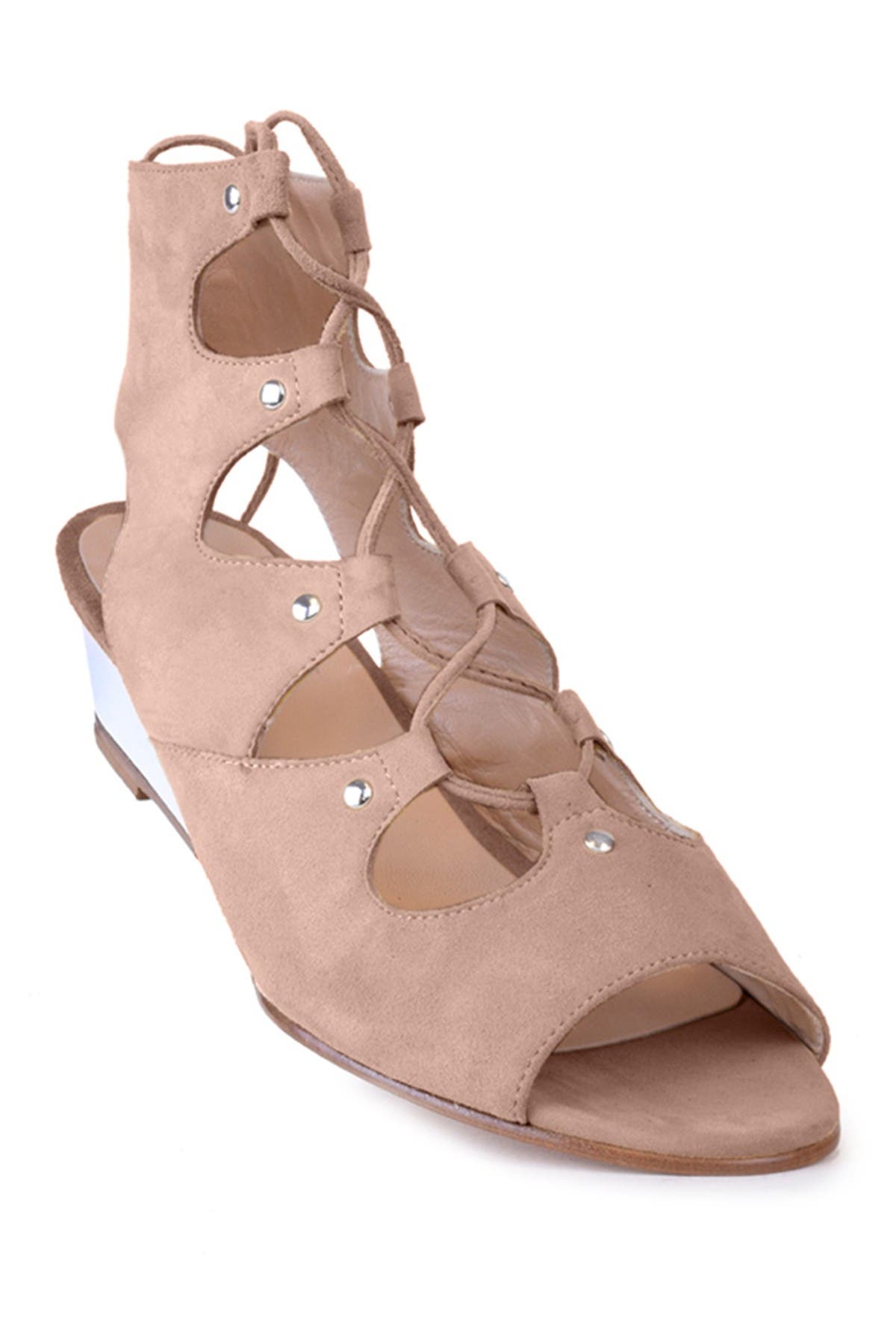 narrow width wedge sandals