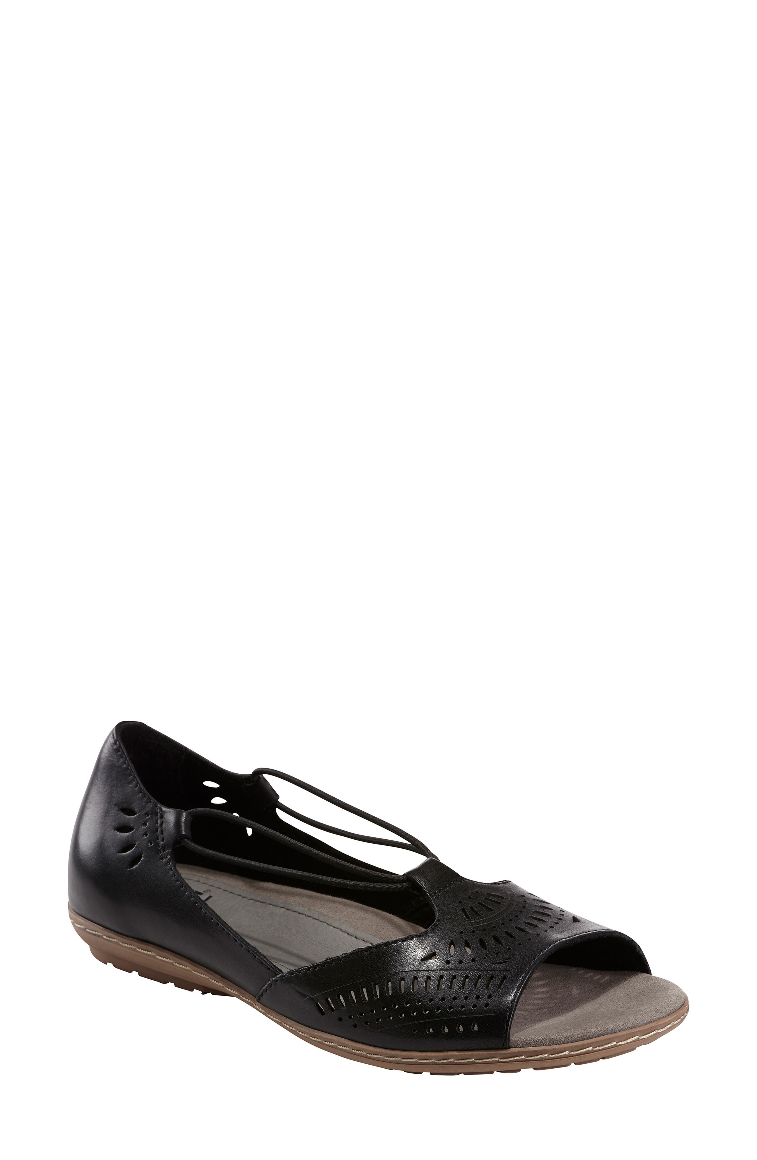 Earth Nauset Sandal, Black