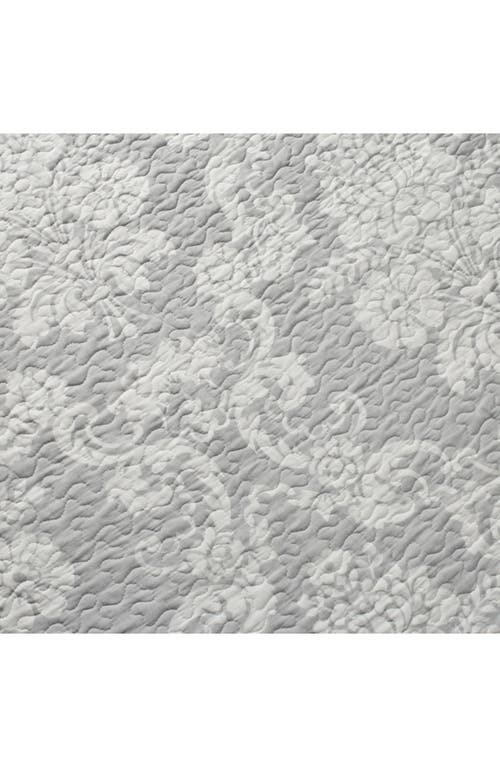 Laura Ashley Venetia Twin Quilt & Sham Set In Grey