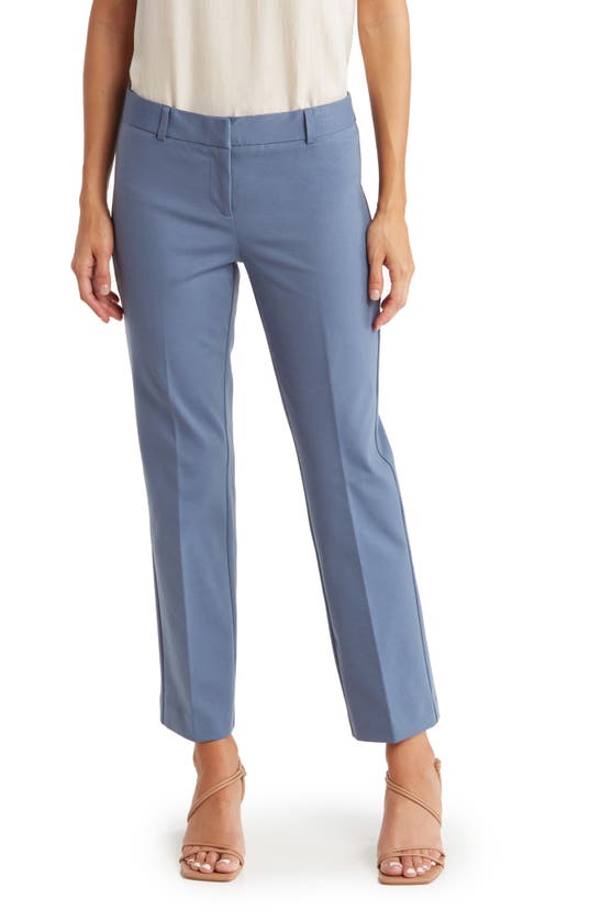 Amanda & Chelsea Chelsea Straight Leg Pants In Slate