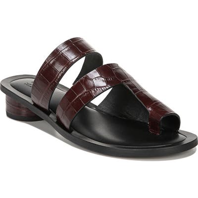 Sarto By Franco Sarto Trixie Slide Sandal, Burgundy