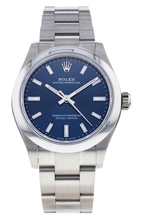 Watchfinder & Co. Rolex Preowned Oyster Perpetual Bracelet Watch in Steel
