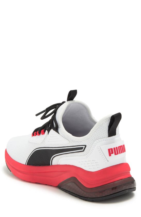 Shop Puma Amplifier Sneaker In  White- Black- Red