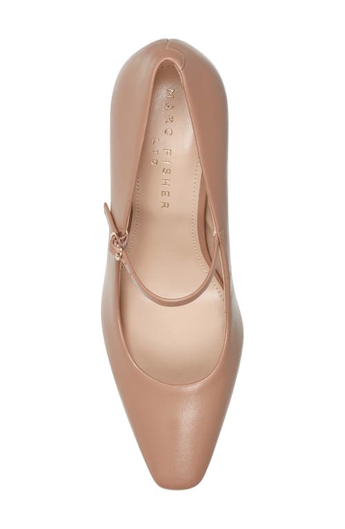 Shop Marc Fisher Ltd Vanderly Mary Jane Pump In Light Natural