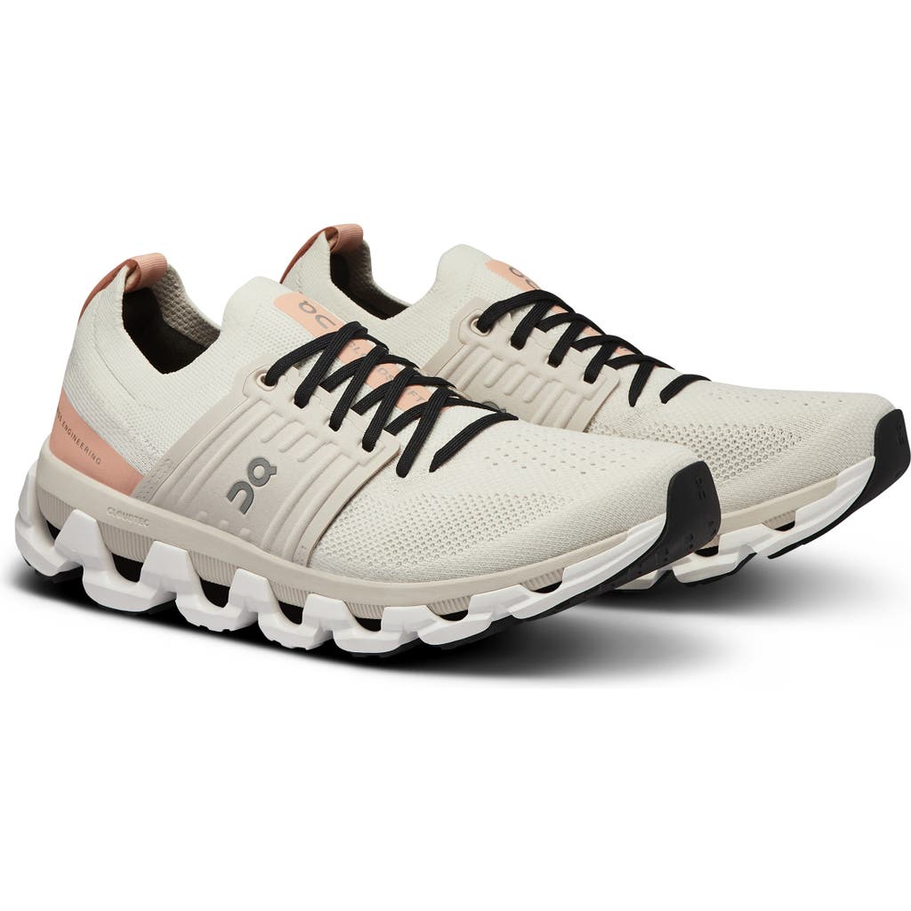 On Cloudswift 3 Running Shoe In Ivory/rose