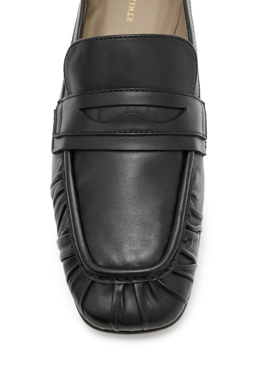 Shop Allsaints Sapphire Penny Loafer In Black