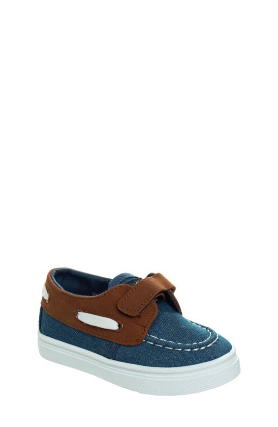 Beverly Hills Polo Club Kids' Moc Toe Sneaker In Navy