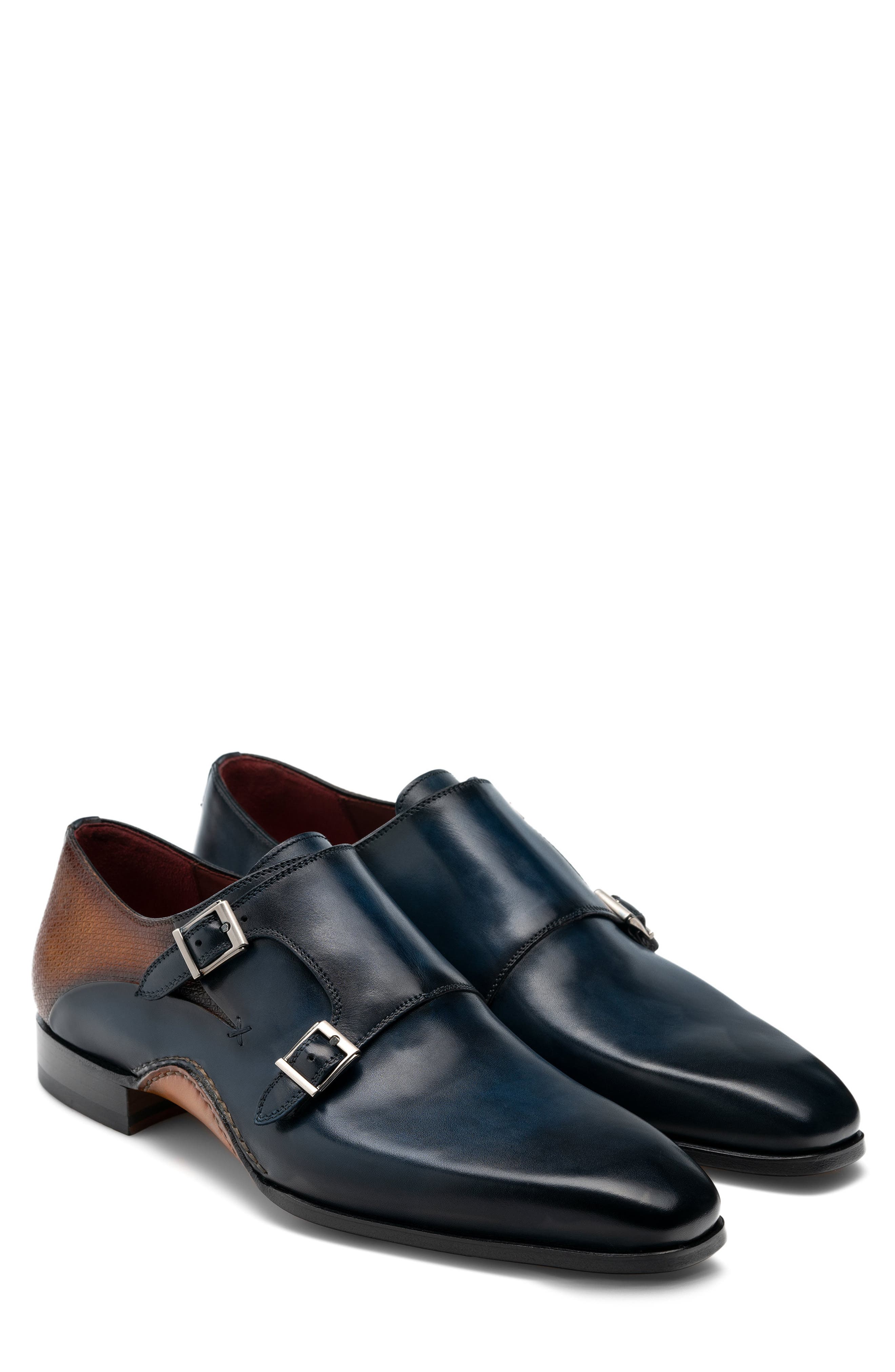 magnanni monk shoes