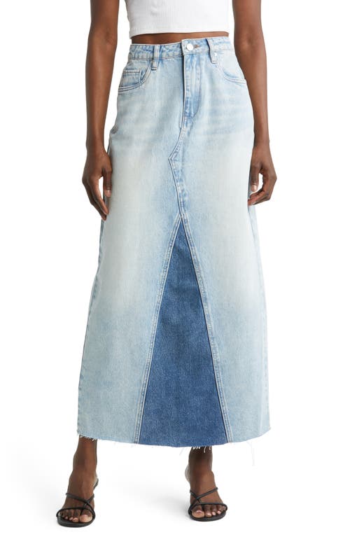 BLANKNYC Patchwork Denim Skirt in Either Way