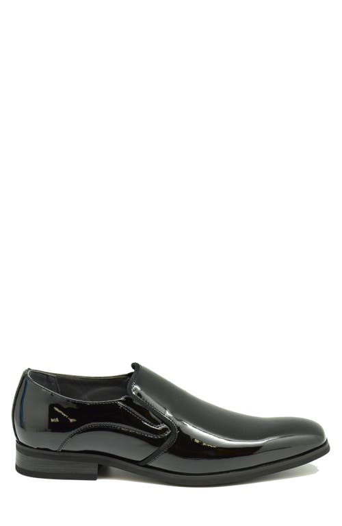 La Milano Bart Patent Loafer In Black