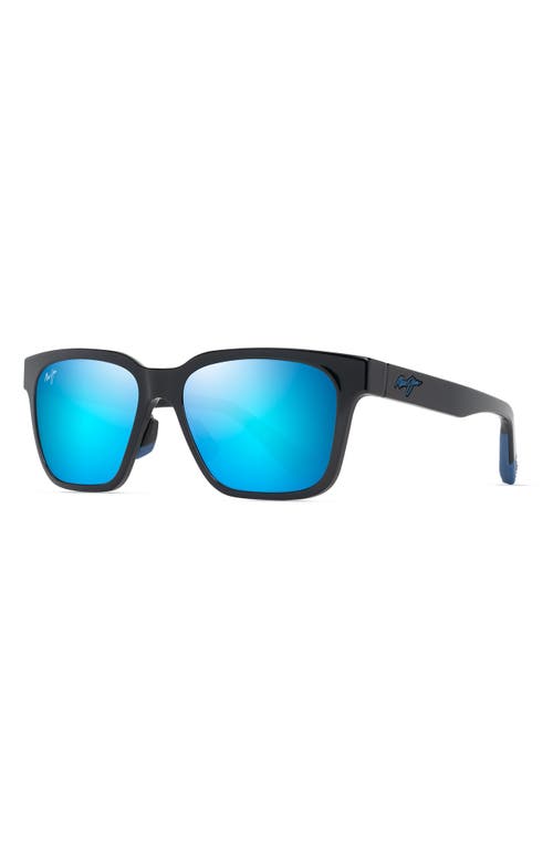 Maui Jim Punkikai Sunglasses In Shiny Black