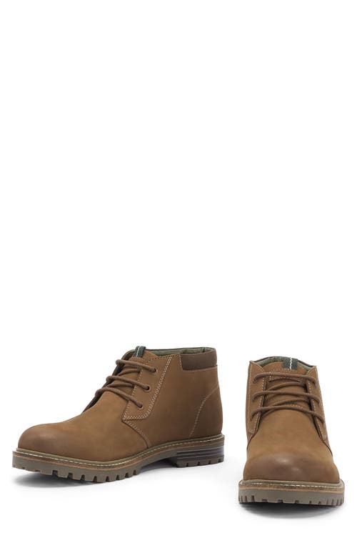 Barbour Boulder Chukka Boot In Sand Brown
