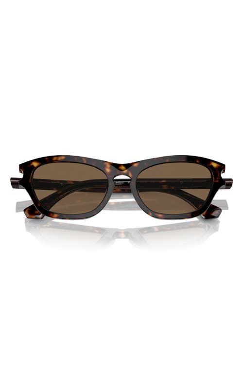 Shop Burberry 55mm Pillow Sunglasses In Dk Havana