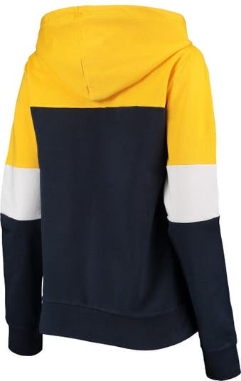 Navy Youth Boys' Milwaukee Brewers Authentic Collection Therma-FIT Hoodie - S (Small)