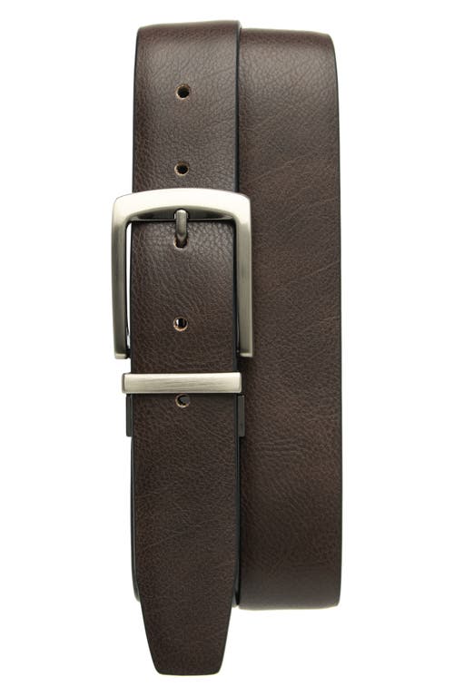 Shop Bosca Reversible Leather Belt In Black/tan