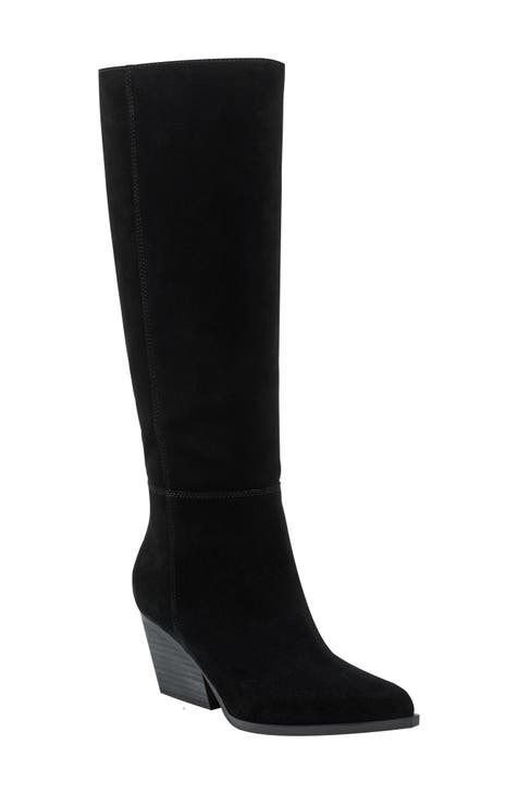 Challi Pointed Toe Knee High Boot (Women)