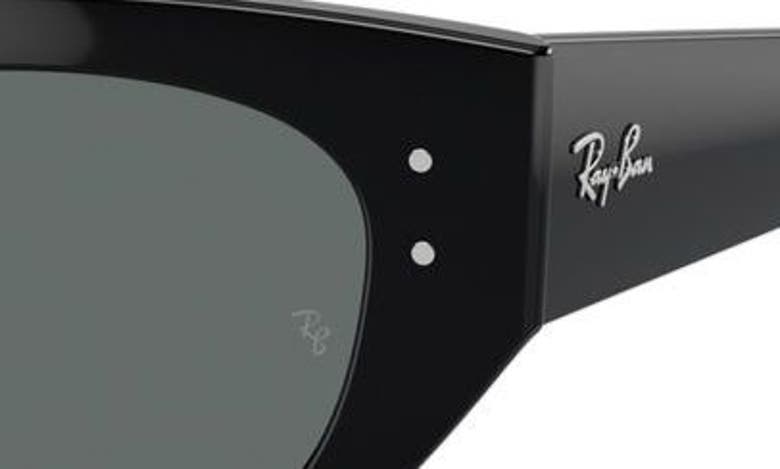Ray Ban Zena Bio-based Sunglasses Black Frame Grey Lenses Polarized 52-22 In Black