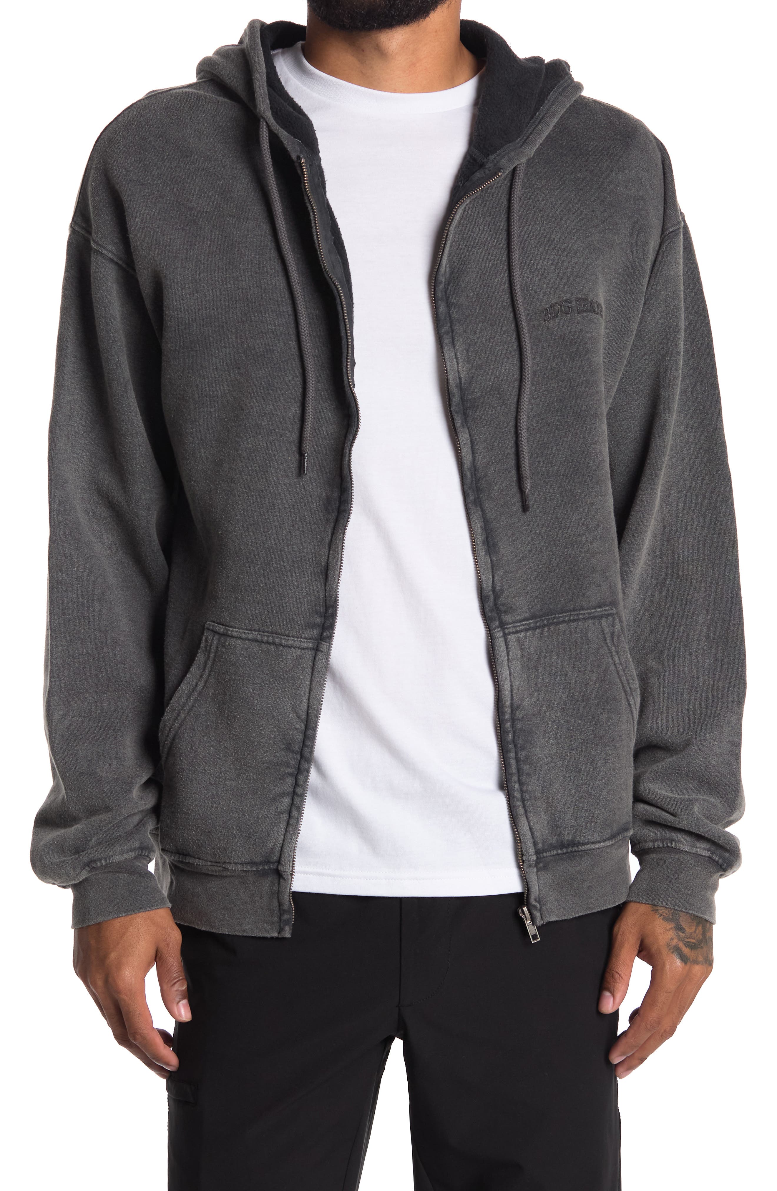 bdg zip hoodie