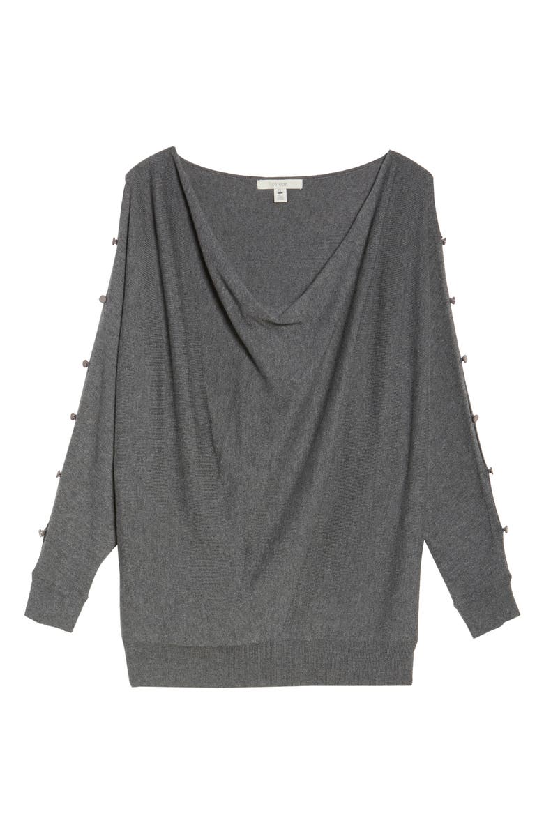 Sejour Button Sleeve Sweater, Alternate, color, 