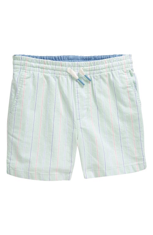 vineyard vines Kids' Stripe Drawstring Stretch Oxford Shorts at Nordstrom,