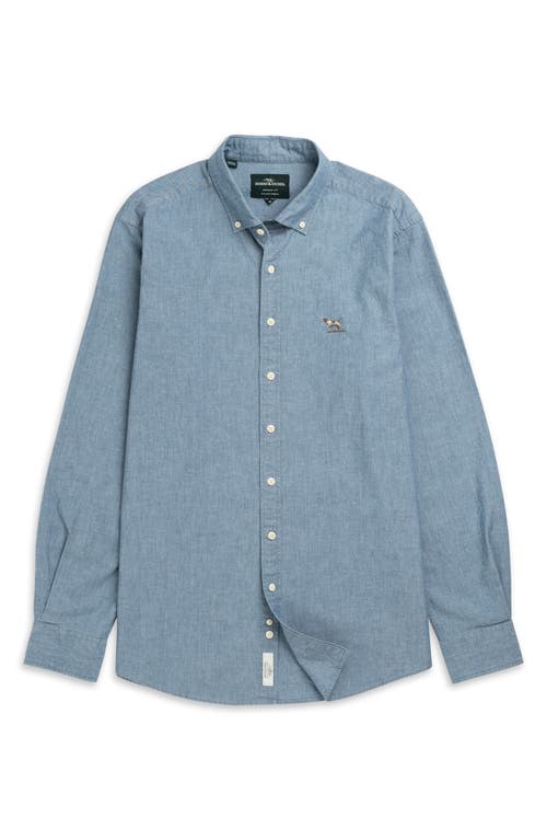 RODD & GUNN RODD & GUNN KIRKLANDS ORIGINAL FIT COTTON CHAMBRAY BUTTON-DOWN SHIRT 