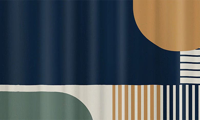 Deny Designs Cool Color Palette Shower Curtain In Blue